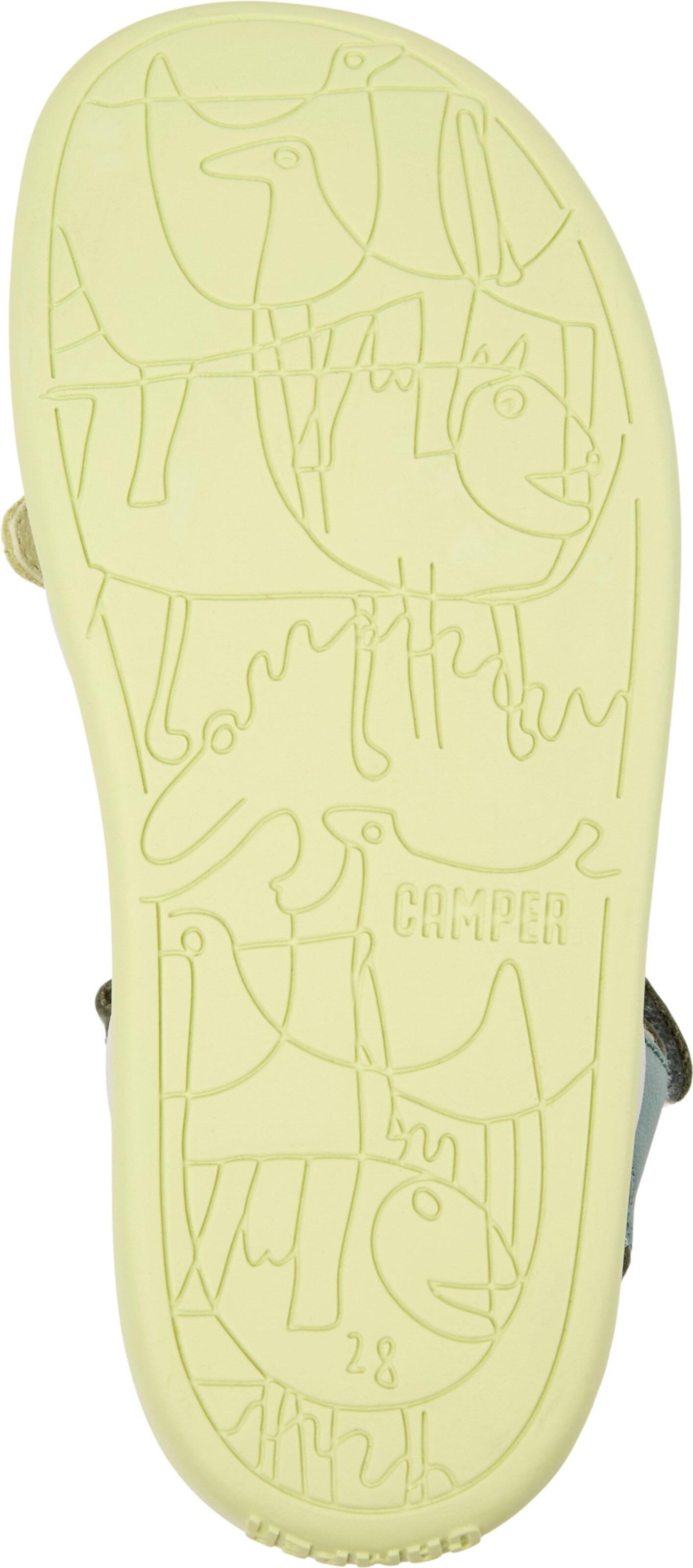 CAMPER Sandalen 'Bicho Twins' in Geel