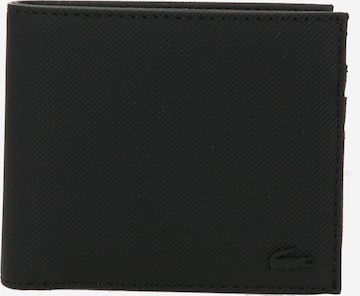 LACOSTE Wallet 'Money Pieces' in Black: front