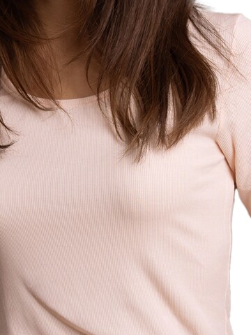 Nina von C. Undershirt 'Bamboo Rib' in Orange