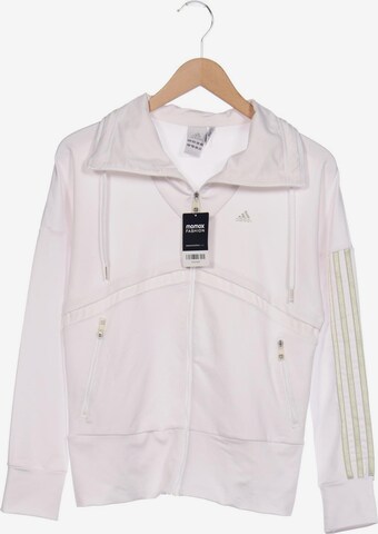 ADIDAS PERFORMANCE Sweatshirt & Zip-Up Hoodie in M in White: front