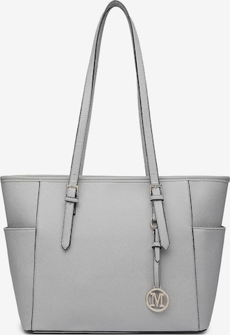 Miss Lulu Shoulder Bag in Grey: front