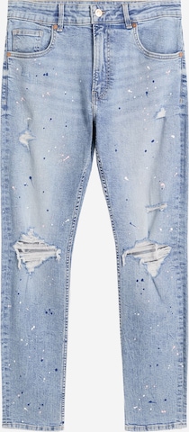 Bershka Skinny Farkut värissä sininen: etupuoli