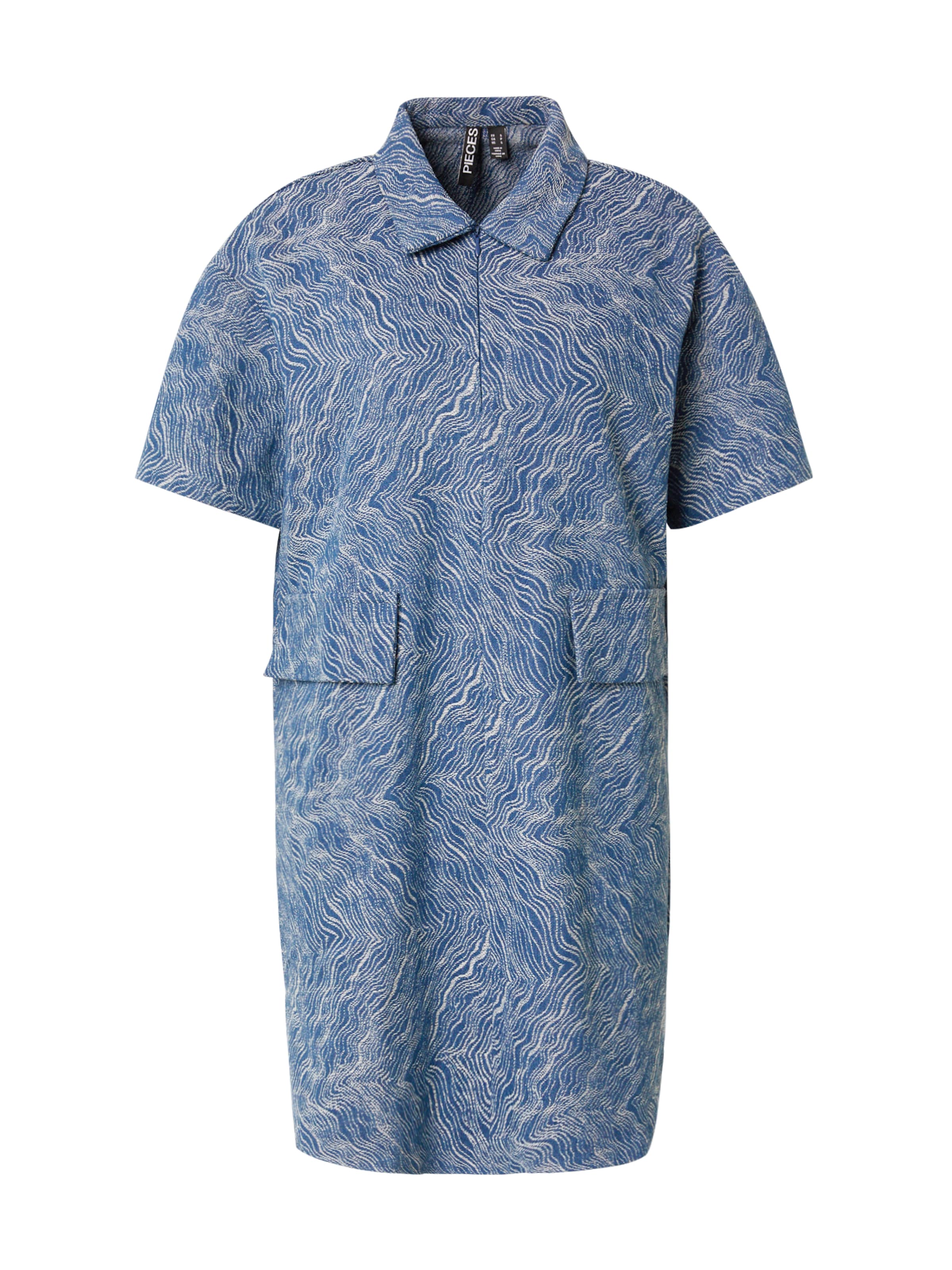 PIECES Šaty - Modrá: predná strana