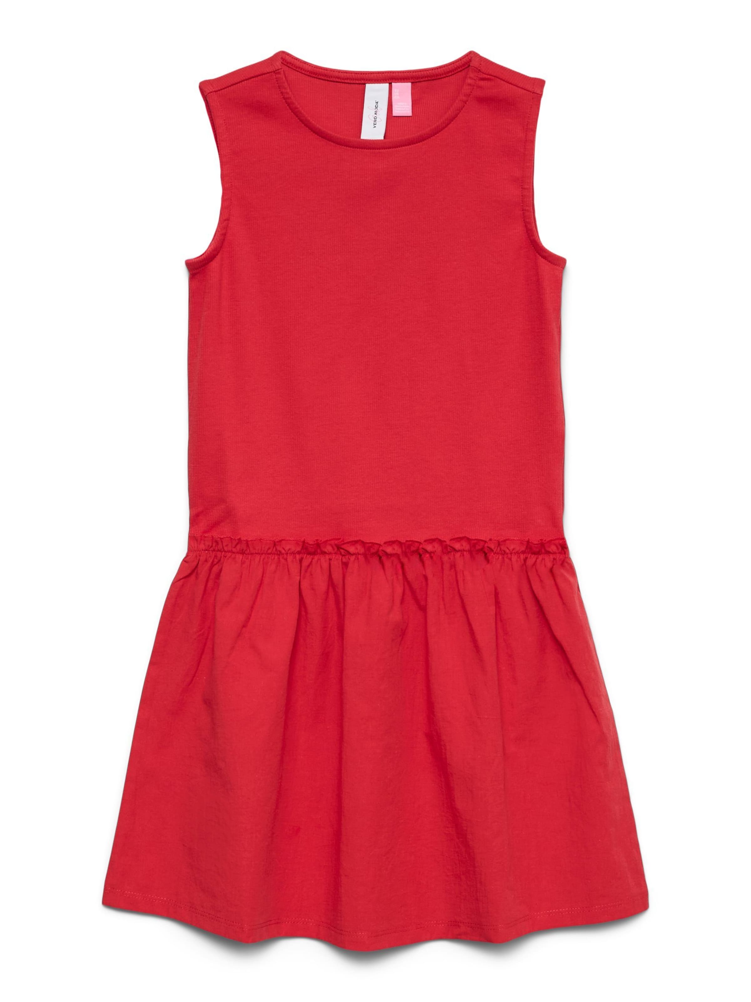 Vero Moda Girl Vestido 'VMTinna' en 152 en rojo, Vista del producto