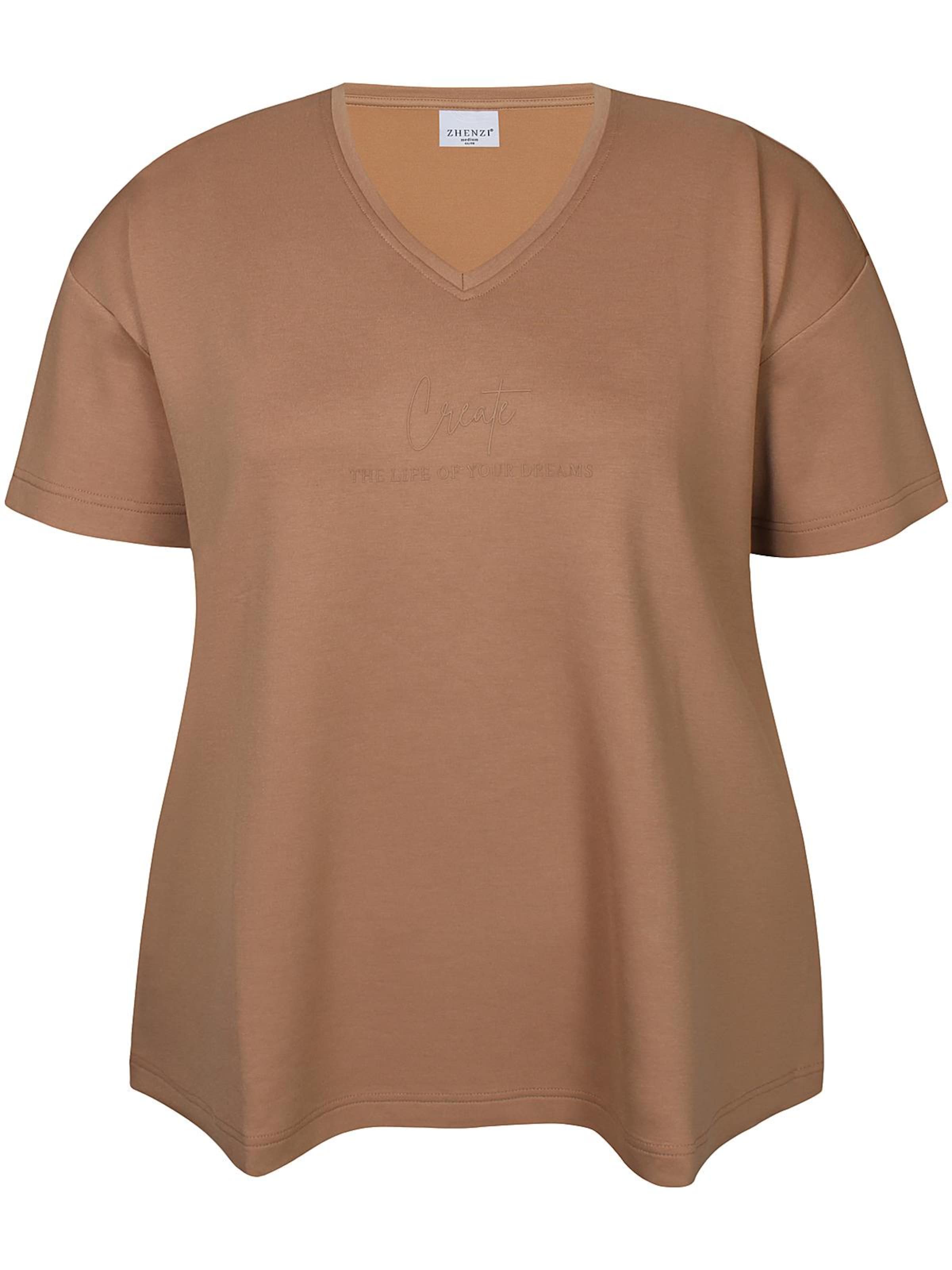 Zhenzi Shirt 'Mya 1274' in Brown: front