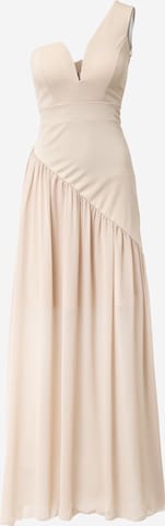 Robe de soirée 'GIGI' WAL G. en beige : devant