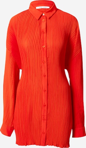 Robe-chemise Samsøe Samsøe en orange : devant