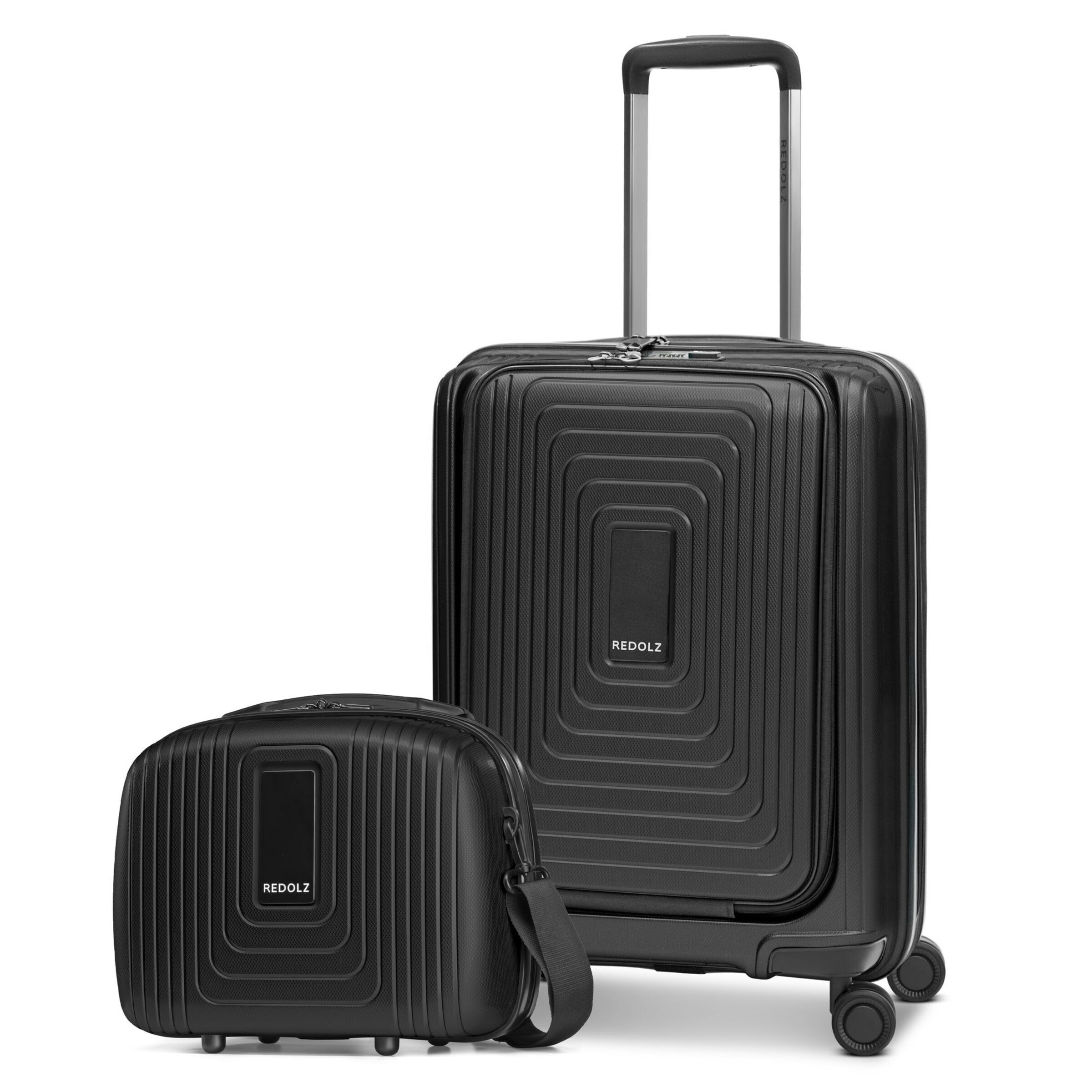 Redolz Suitcase Set 'Essentials' in Black: front
