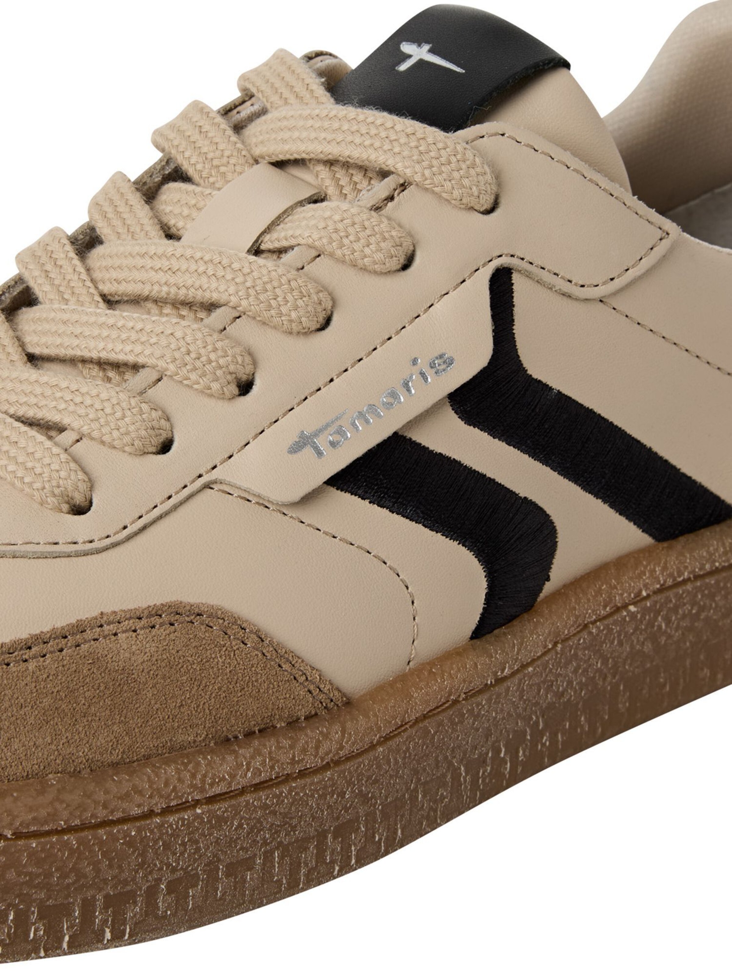 Tamaris Σνίκερ χαμηλό σε μπεζ