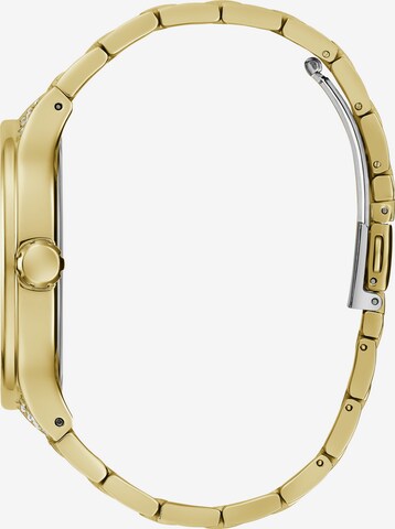 GUESS Analoog horloge ' KINGDOM ' in Goud