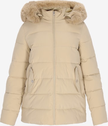 Manteau d’hiver Usha en beige : devant