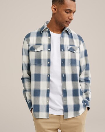 Regular fit Camicia di WE Fashion in blu: frontale