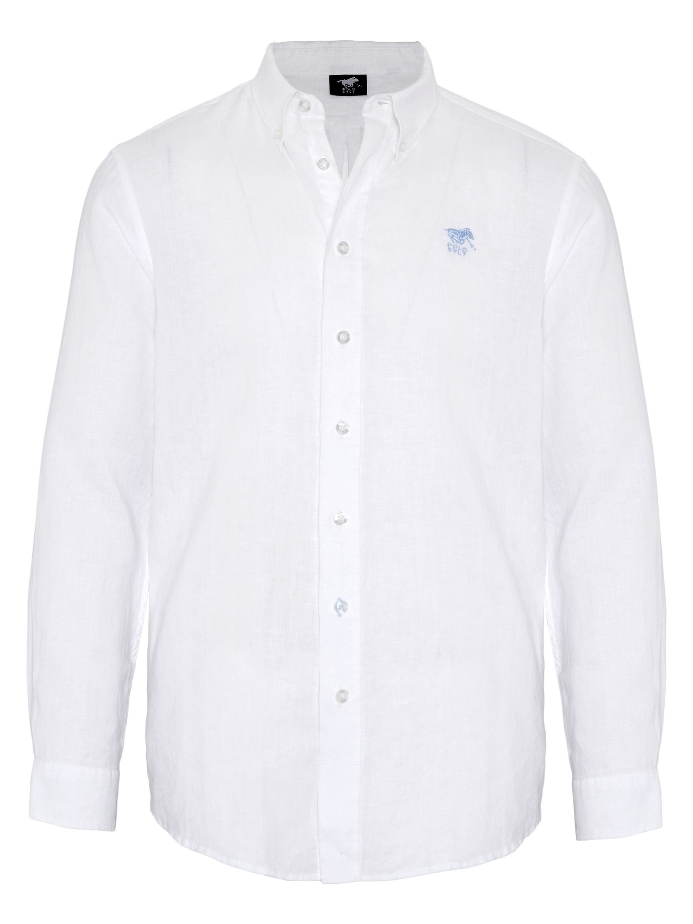 Polo Sylt Regular Fit Hemd in Weiß: Vorderseite