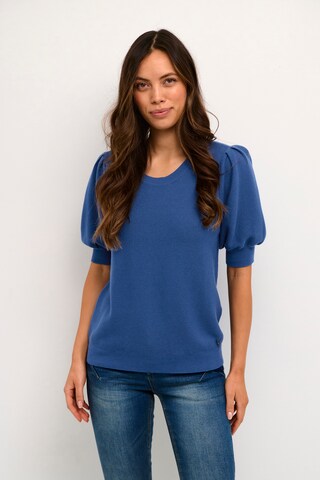 Cream Sweater 'Sillar' in Blue: front