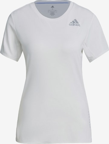 ADIDAS SPORTSWEAR - Camiseta funcional en blanco: frente