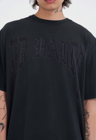 Ed Hardy T-Shirt 'Drag Battle' in Grau