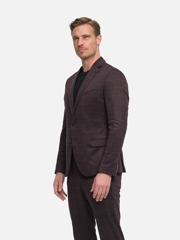 Zuitable Slim fit Suit Jacket 'DiNick' in Red: front