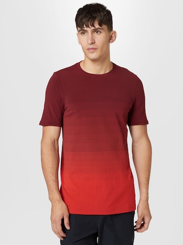 UNDER ARMOUR Functioneel shirt in Rood: voorkant