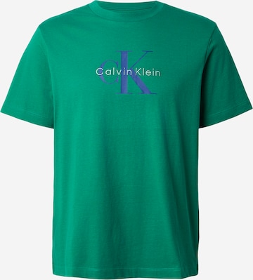 T-Shirt 'Hero' Calvin Klein Jeans en vert : devant
