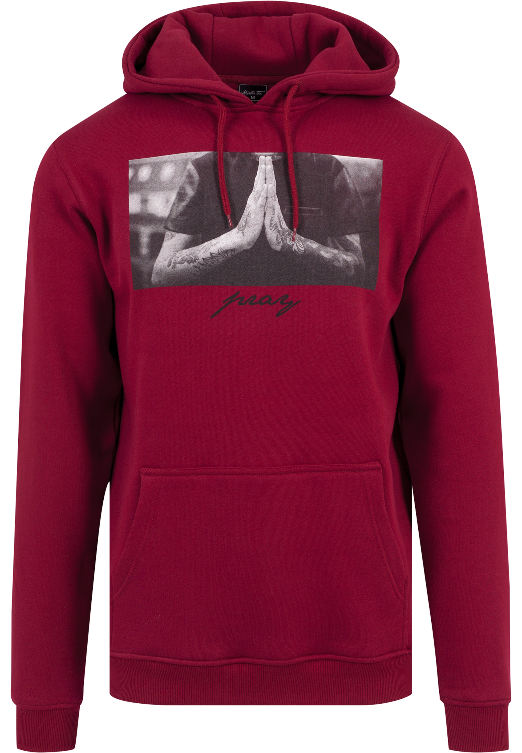 Mister Tee Sweatshirt 'Pray' in Red: front