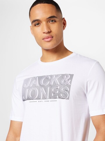 JACK & JONES T-Shirt 'PETER' in Weiß