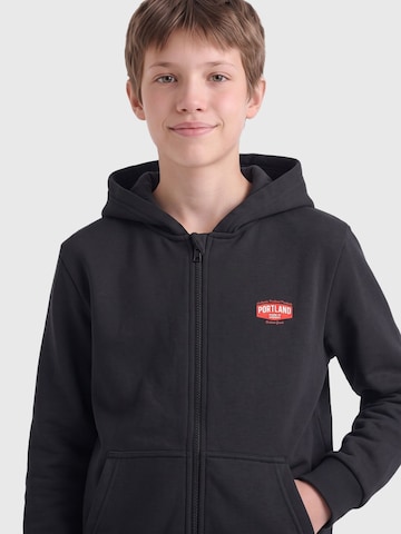 Only & Sons Junior Zip-Up Hoodie 'CERES' in Black