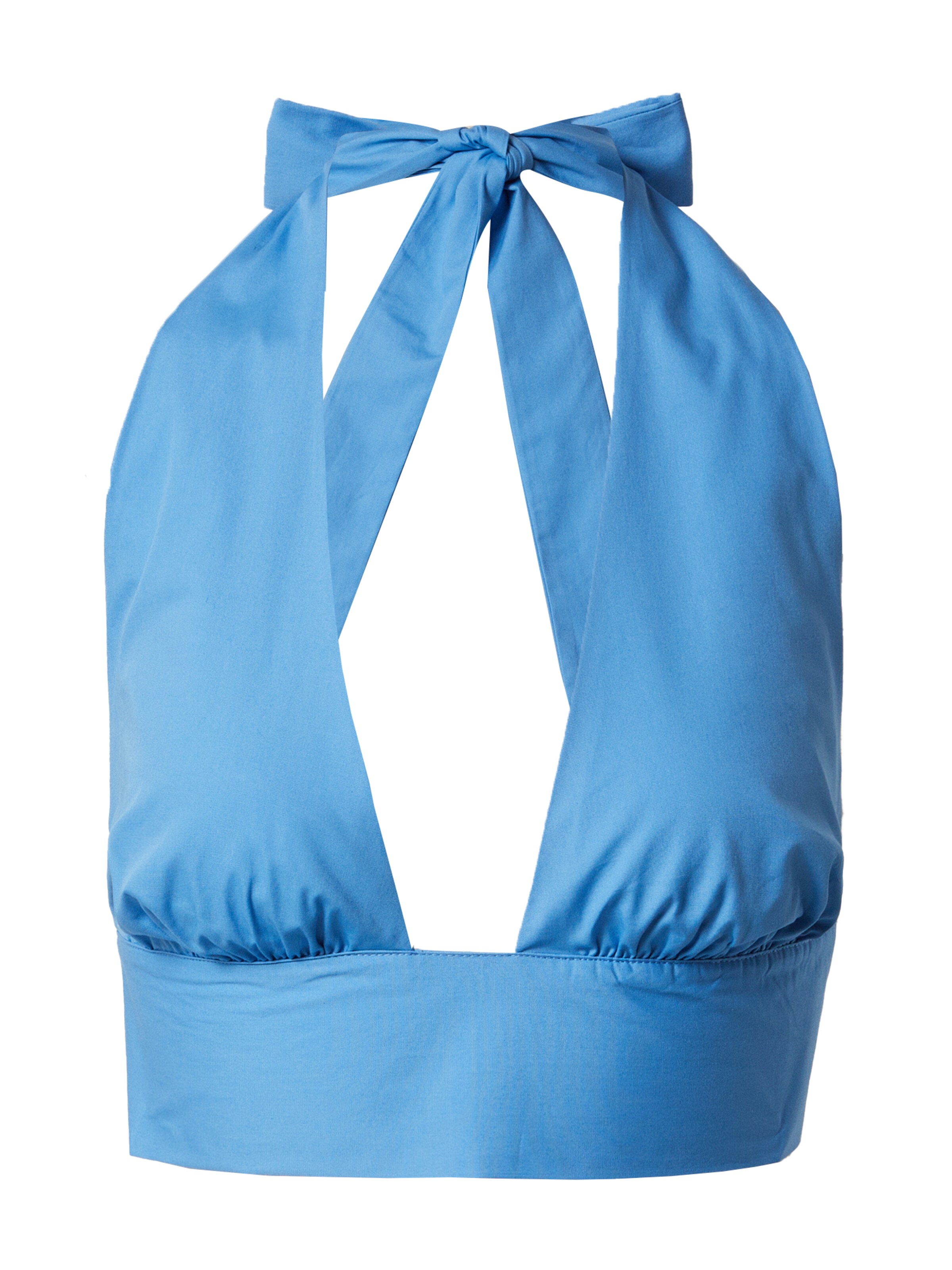 ABOUT YOU x Laura Giurcanu Top 'Feline' - Modrá: predná strana