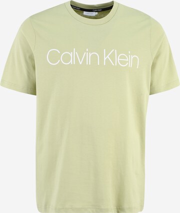 Calvin Klein Big & Tall T-Shit in Grün: predná strana