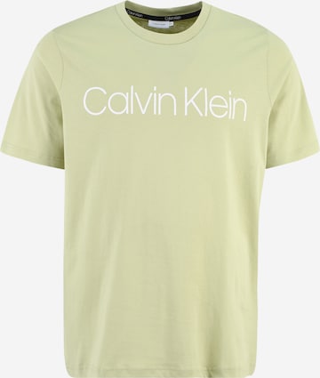 Calvin Klein Big & Tall Tričko – zelená: přední strana