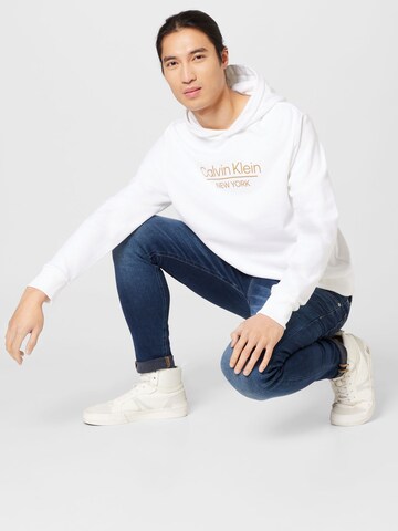 Calvin Klein Sweatshirt i hvid