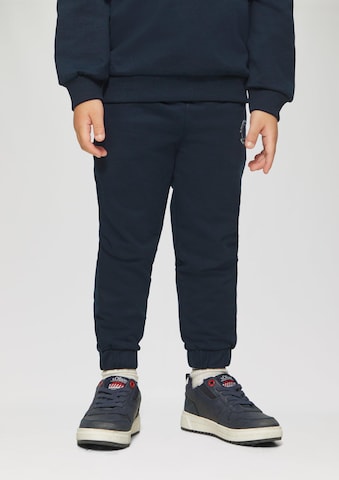 s.Oliver Tapered Pants in Blue: front