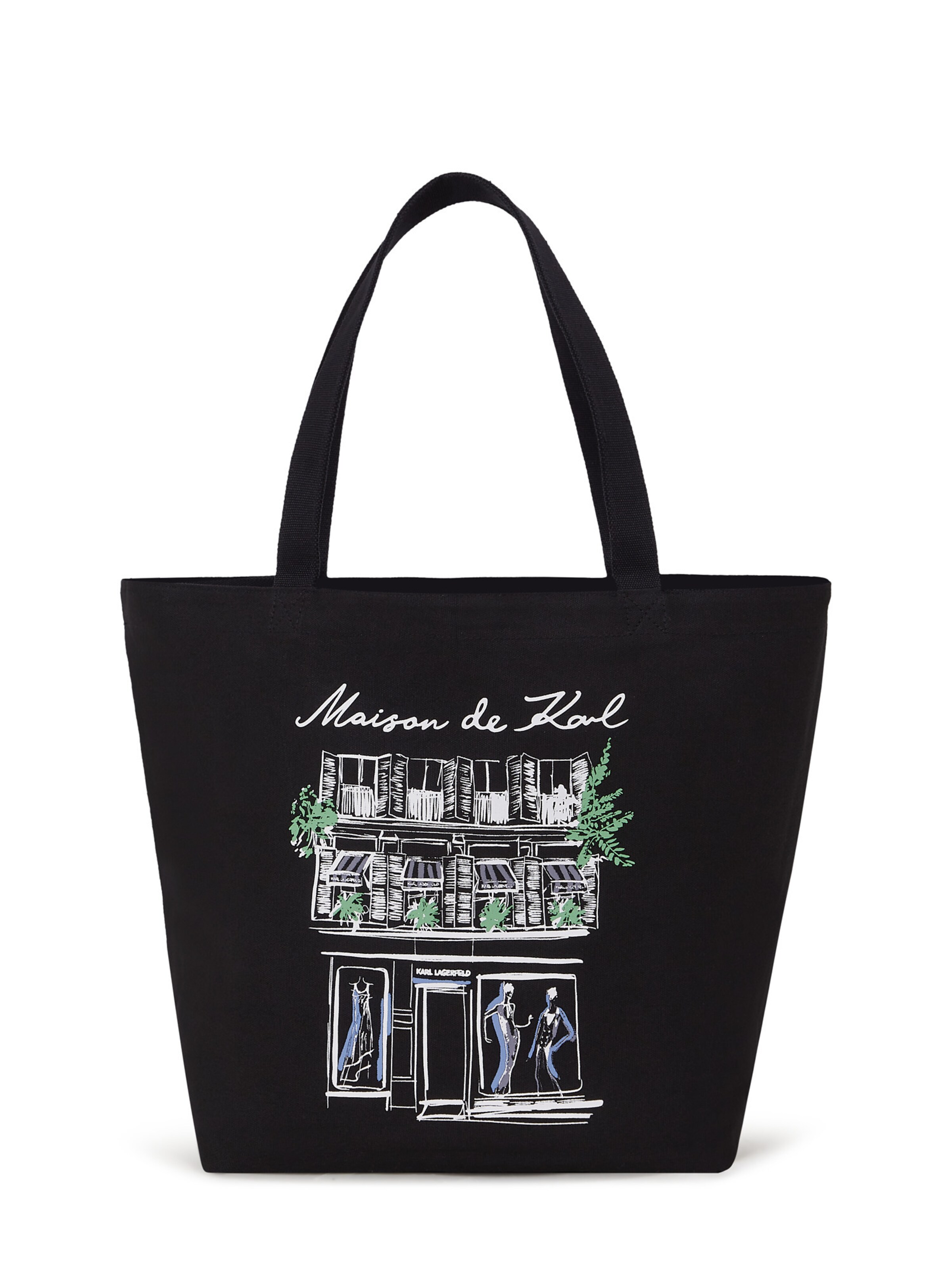 Karl Lagerfeld Μεγάλη τσάντα σε μαύρο