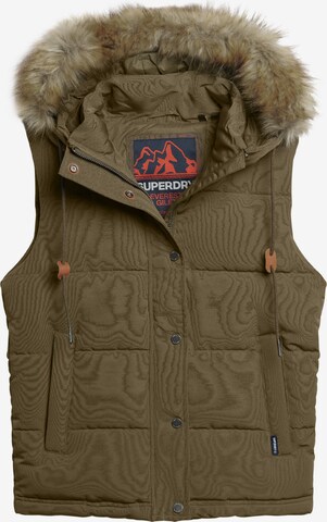 Superdry Vest 'Everest' in Green: front