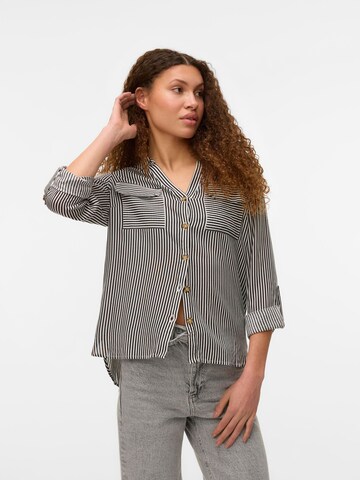 VERO MODA Bluse i sort: forside