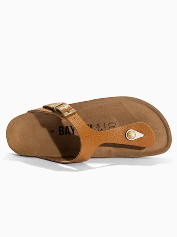 Bayton T-bar sandals 'Mercure' in Brown