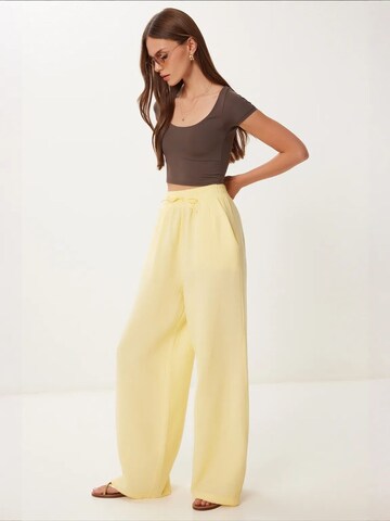 Wide Leg Pantalon 'Hose' Happiness İstanbul en jaune