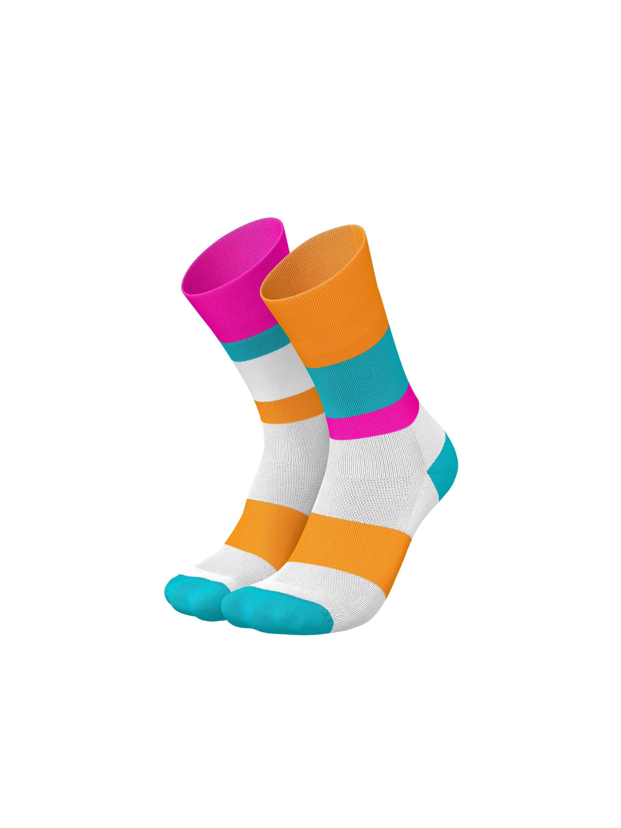 INCYLENCE Athletic Socks 'BANDS' in Blue: front