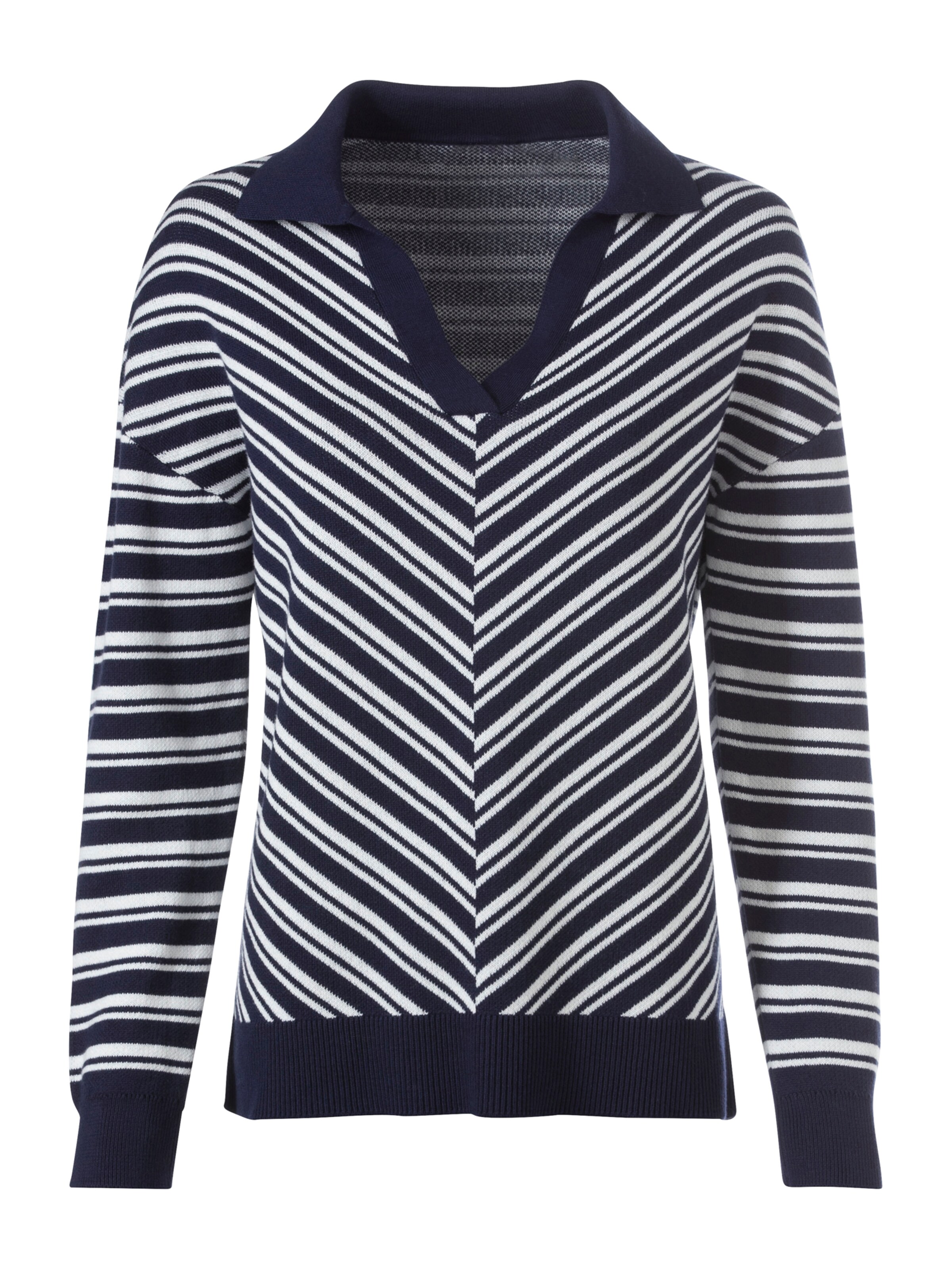 heine Trui in Blauw: voorkant