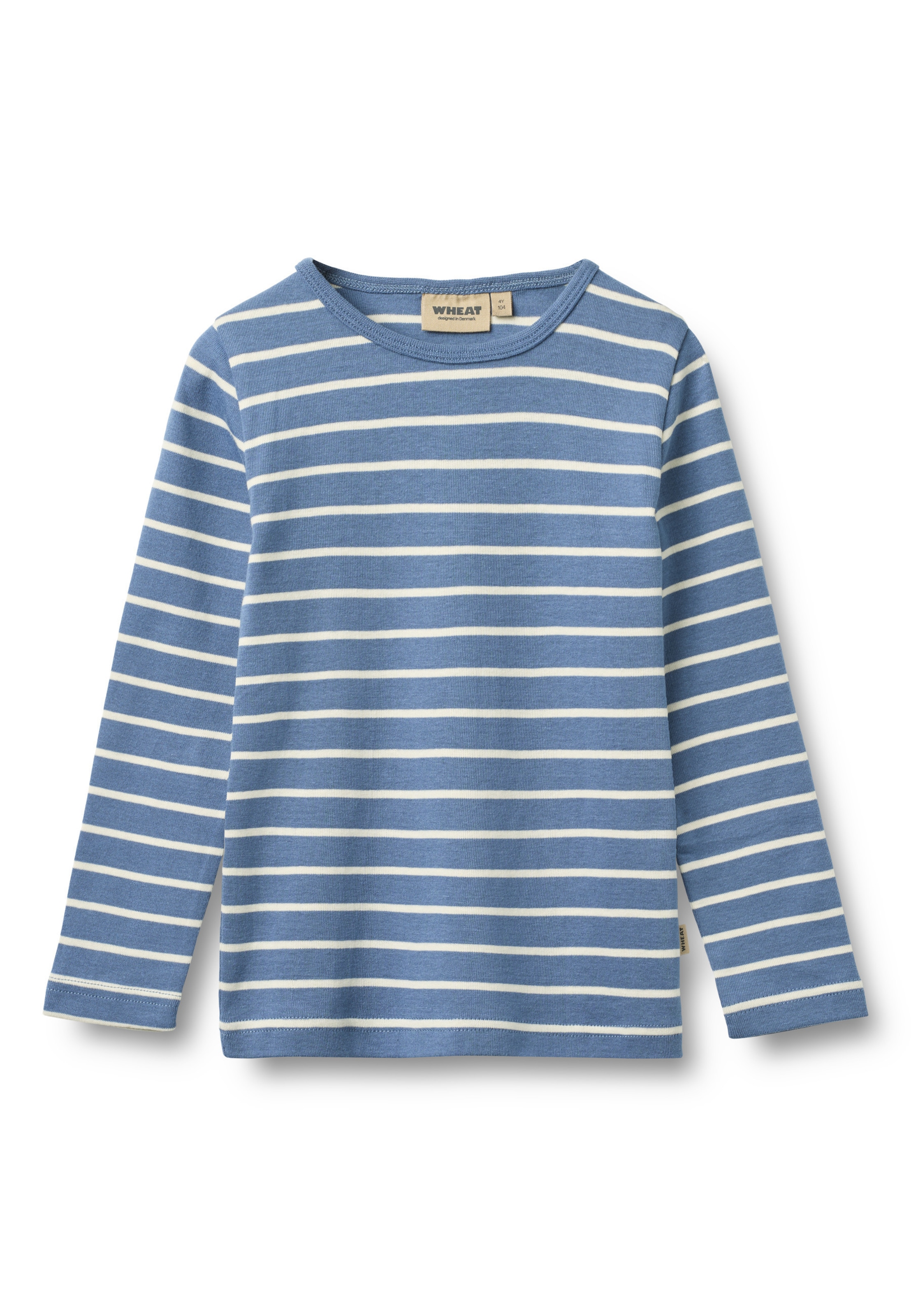 WHEAT Shirt 'Stig' in Blau: Vorderseite