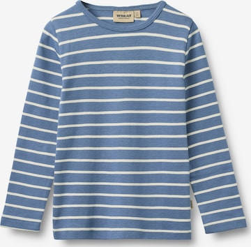 WHEAT Shirt 'Stig' in Blau: Vorderseite