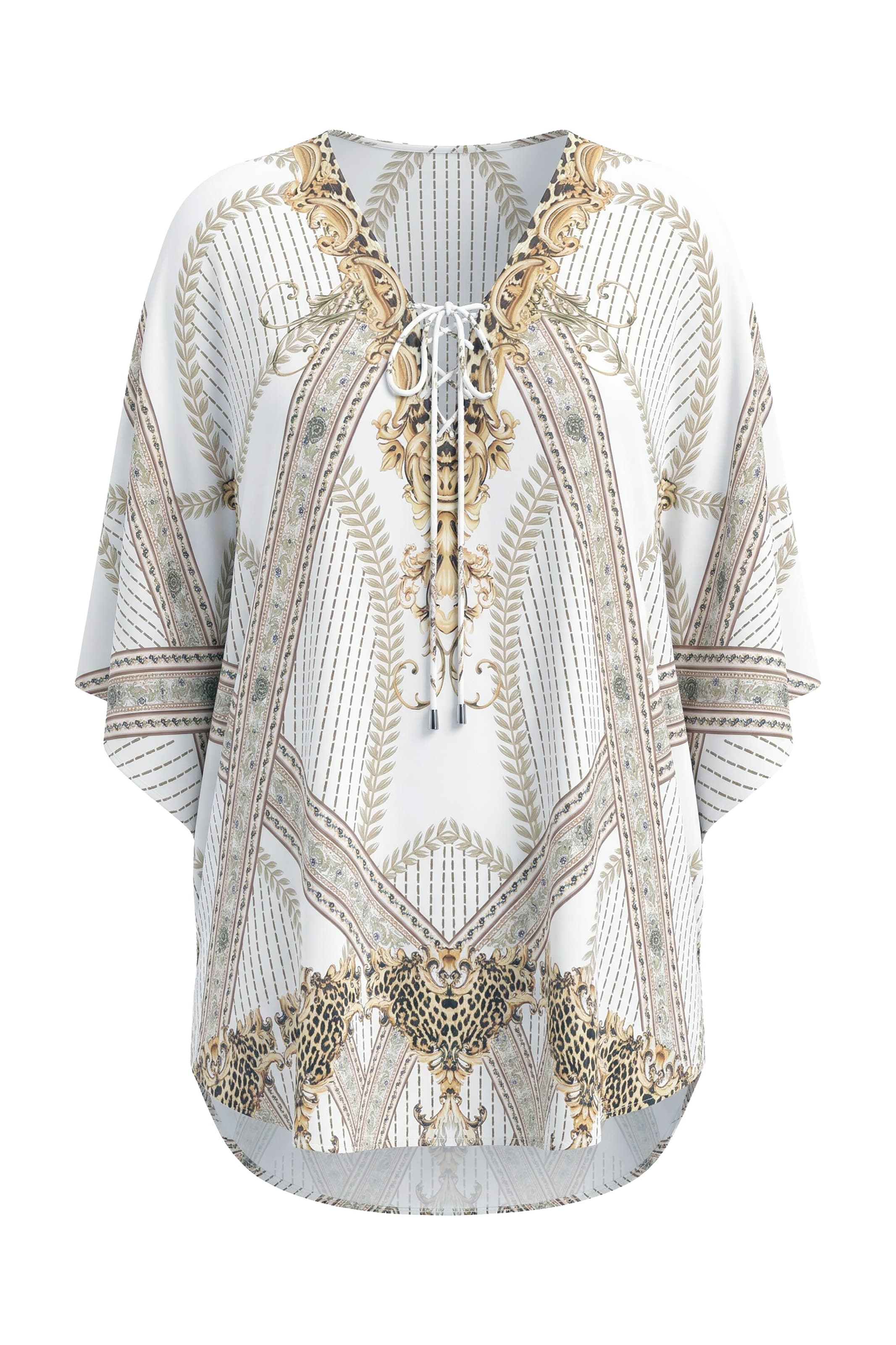 MIAMODA Blouse in Wit: voorkant