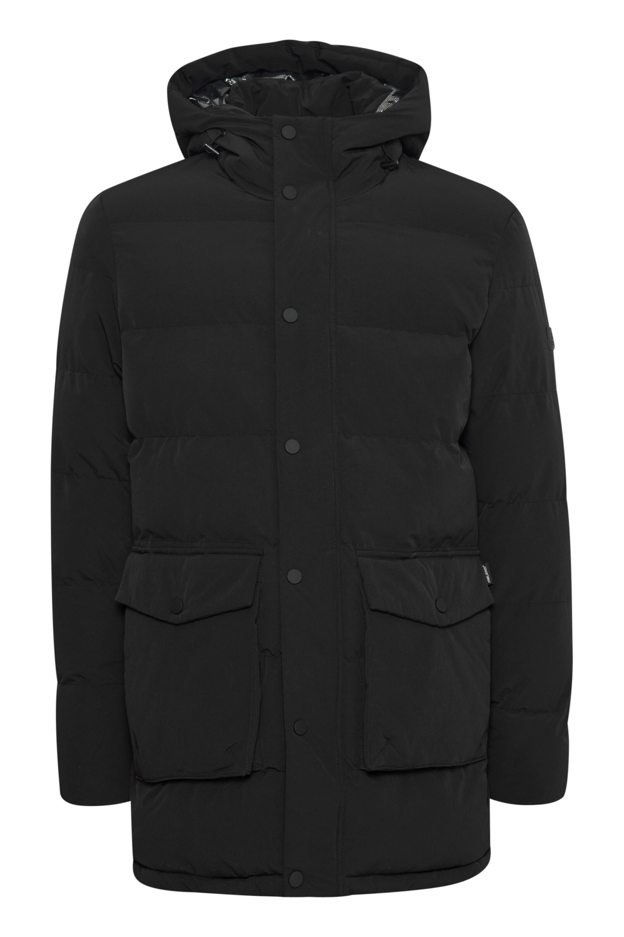 BLEND Winterjas 'Ukendt' in Zwart: voorkant