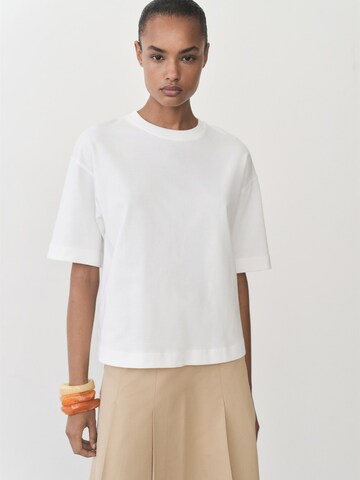 T-shirt 'SITA' MANGO en blanc : devant