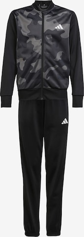 ADIDAS SPORTSWEAR Tracksuit 'Seasonal Essential' in Black: front