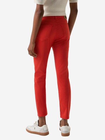 BOGNER Slimfit Hose 'Julie' in Rot