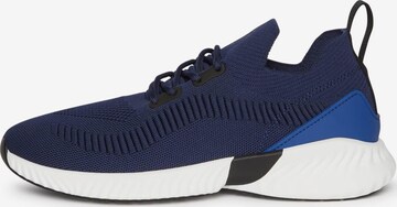 Boggi Milano Platform trainers in Blue: front