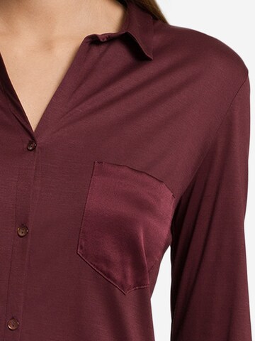 Hanro Pajama shirt in Purple