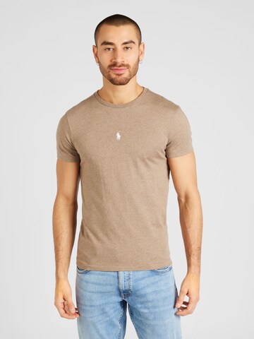 T-Shirt Polo Ralph Lauren en beige : devant