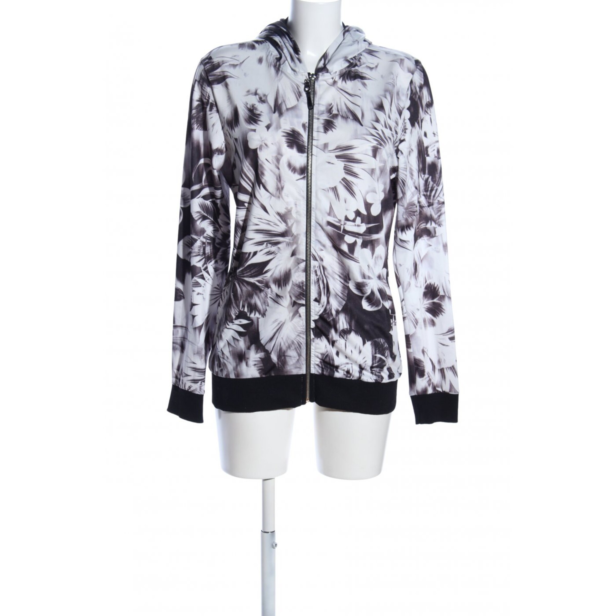 black flower jacket