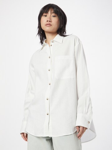 WEEKDAY Blus i vit: framsida